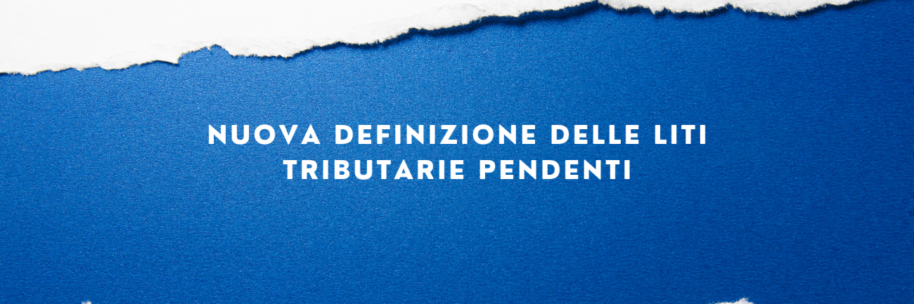 NUOVA DEFINIZIONE DELLE LITI