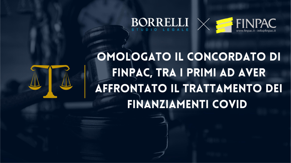 Omologato il Concordato di FINPAC